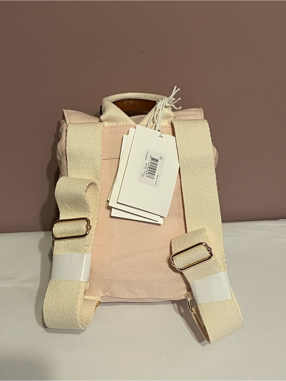 New authentic Chloe pink Drawstring Backpack - Picture 3 of 10